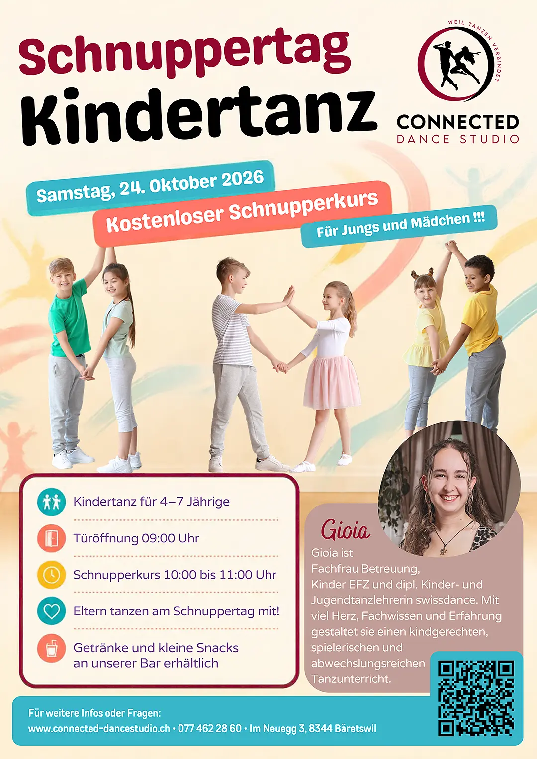 Schnuppertag Kindertanz – 24.10.2026