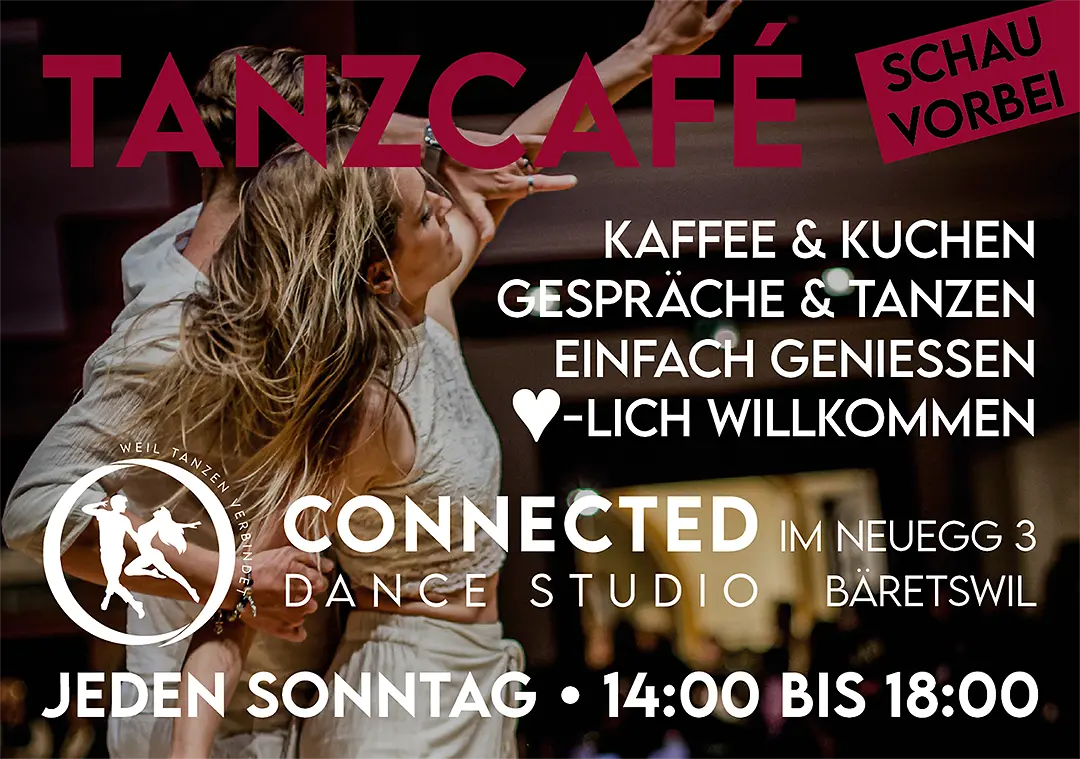 TanzCafe TanzCafe – Jeden Sonntag von 14 bis 18 Uhr